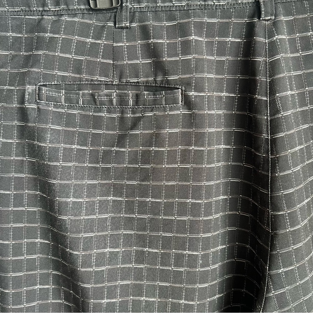 Men’s PGA Tour Black Flat Front Shorts Lightweight Casual - Picture 6 of 7
